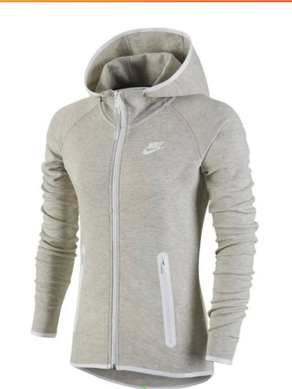 Nike Sportswear Women's Tech Fleece Windrunner Full-Zip Hoodie gray